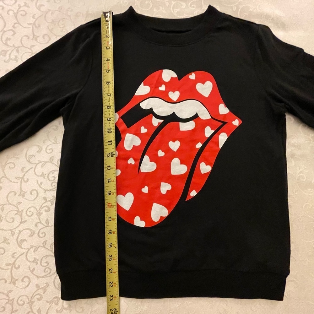 Rolling Stones Hearts Graphic Sweatshirt - Picture 15 of 16